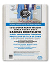 Canvas Drop Cloths | Super Heavy Weight | 12 Oz. | Protective Tarp