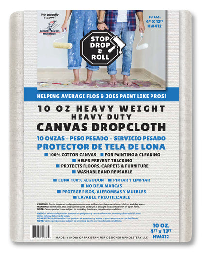 Canvas Drop Cloths | Heavy Weight | 10 Oz. | Protective Tarp